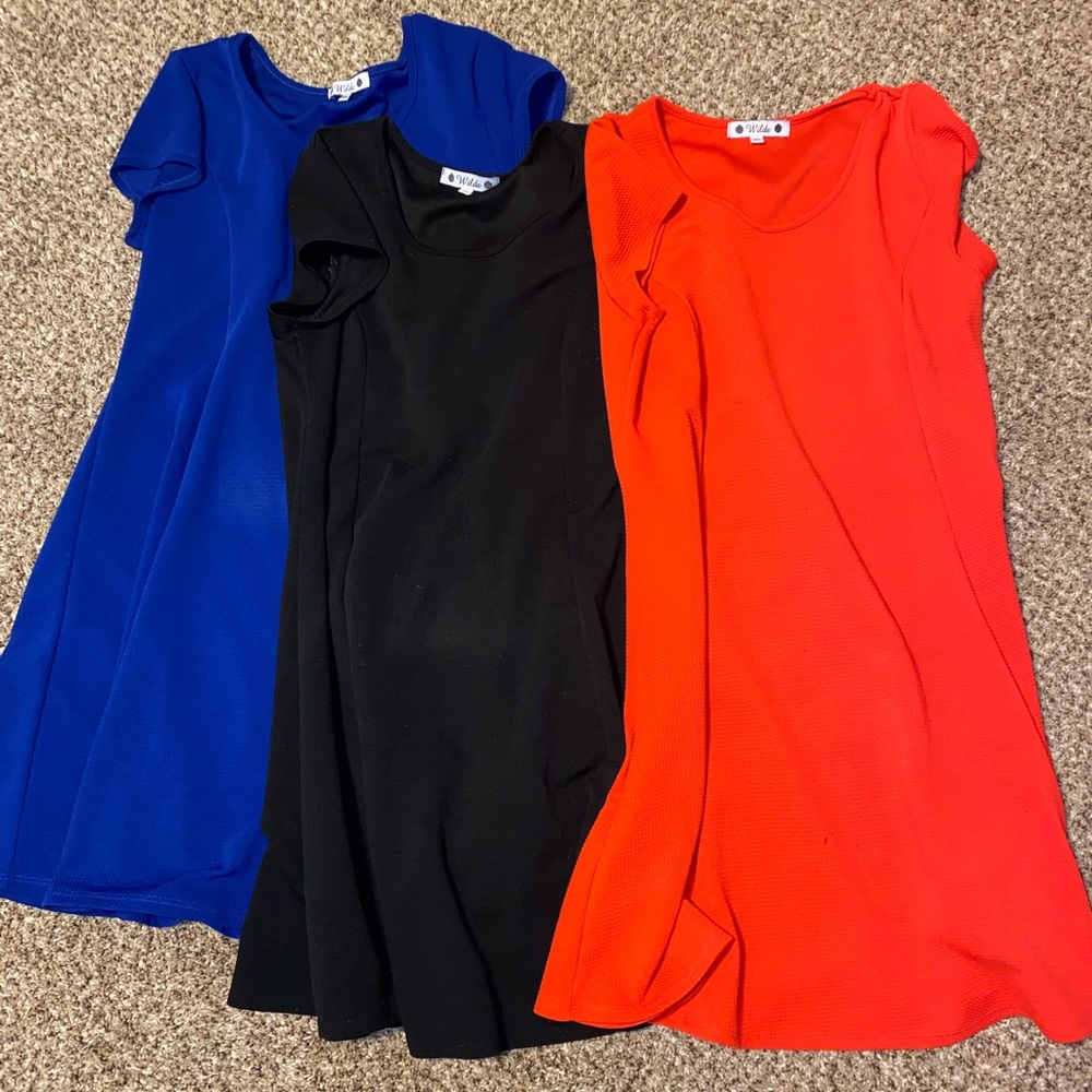 Three summer dresses